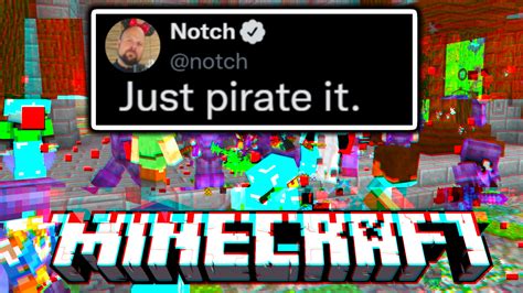 r/piracy minecraft|I accidentally pirated minecraft! .